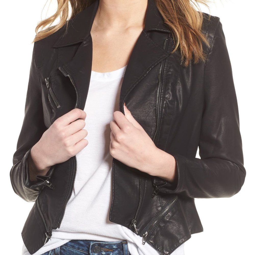 BLANKNYC Faux Leather Moto Jacket 🕸🖤⚫️